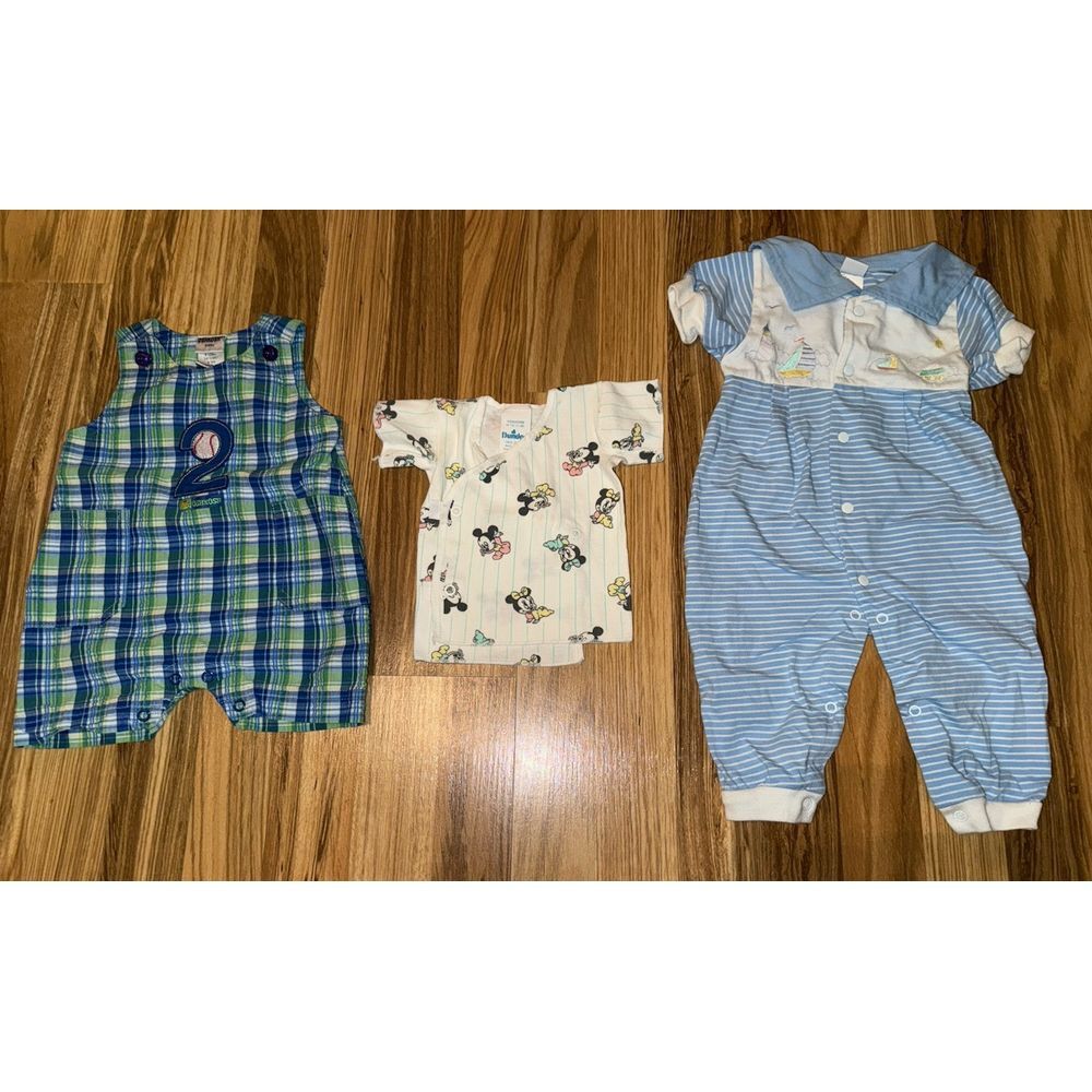 Disney Baby Mickey Dundee Oshkosh Small Steps Newborn Baby Lot